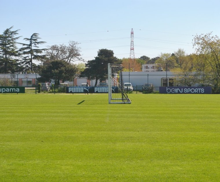 Cage de football du terrain d'entrainement du FC Girondins de Bordeaux